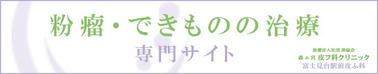 森の宮皮フ科クリニック富士見台駅前皮ふ科粉瘤・できものの治療専用サイト